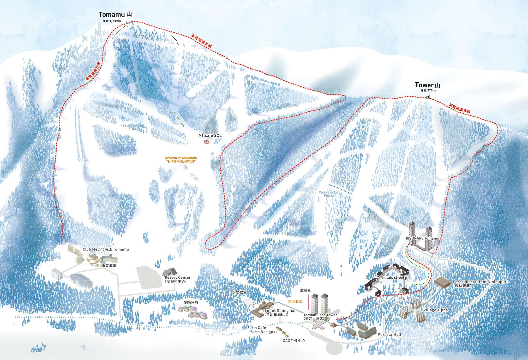 スキー場マップ