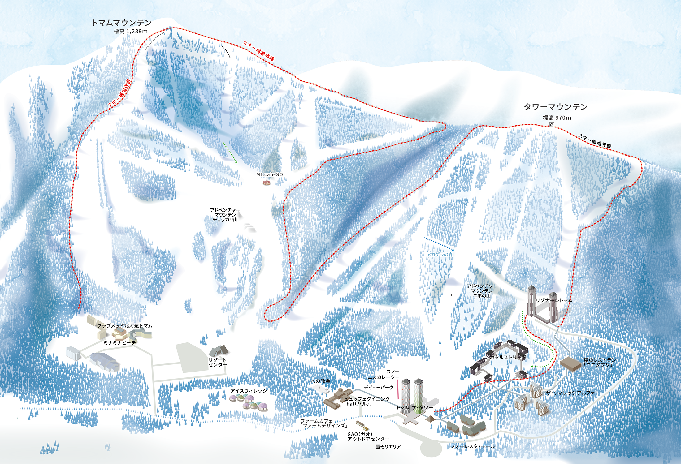 スキー場マップ