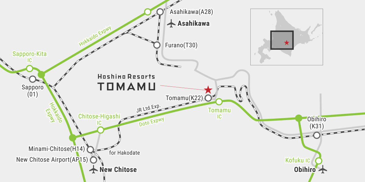 From all over Hokkaido