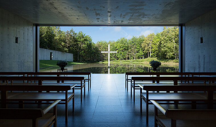 Chapel on the water & Ice Chapel