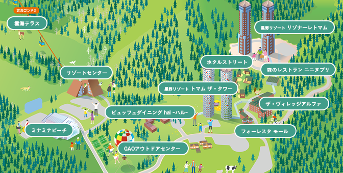 レストラン エリアマップ